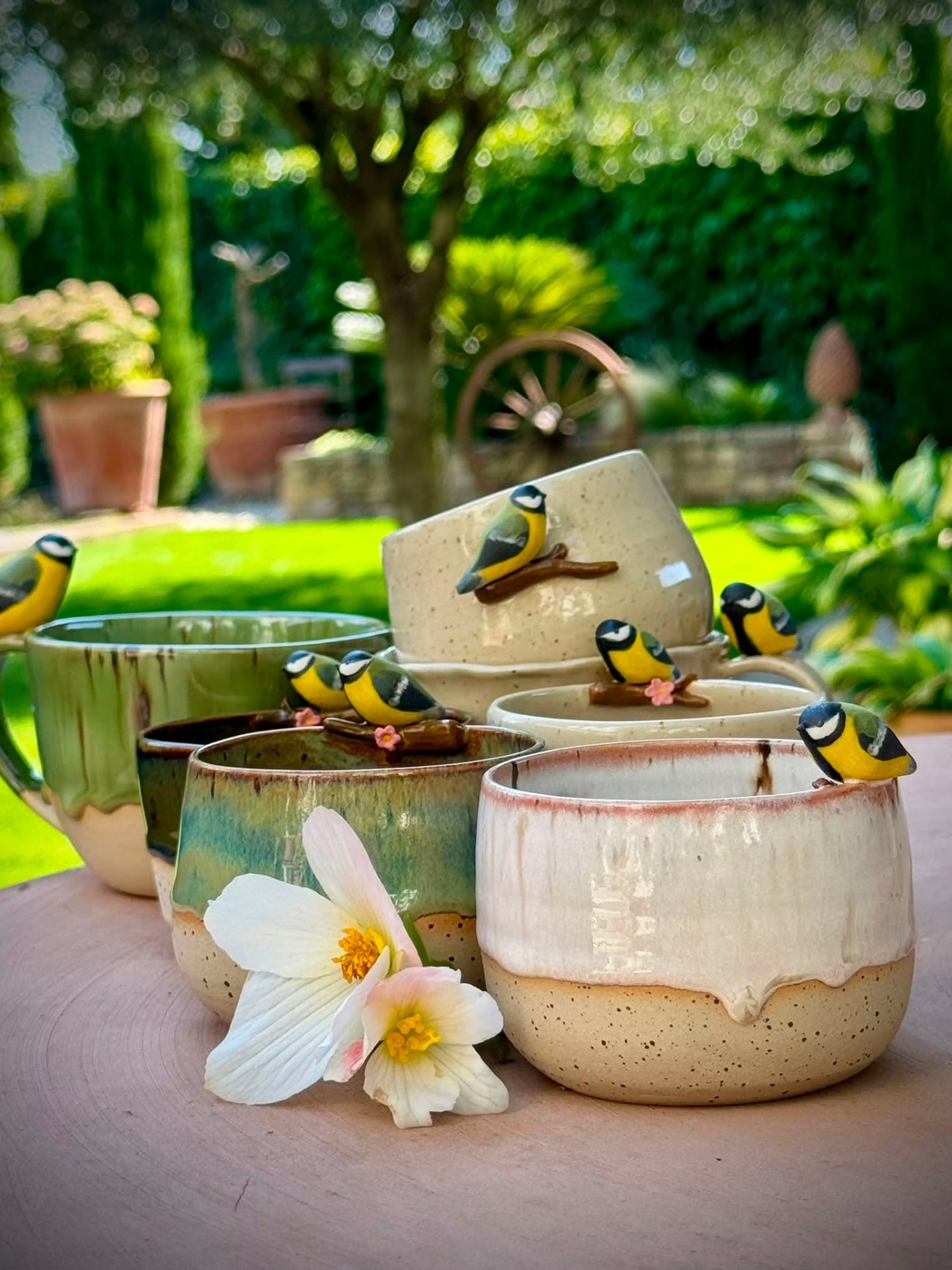 Blue tit mugs